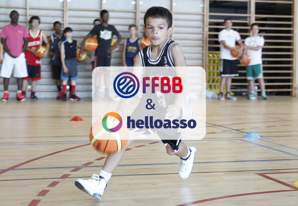 image du partenariat HelloAsso et la Fédération de basket