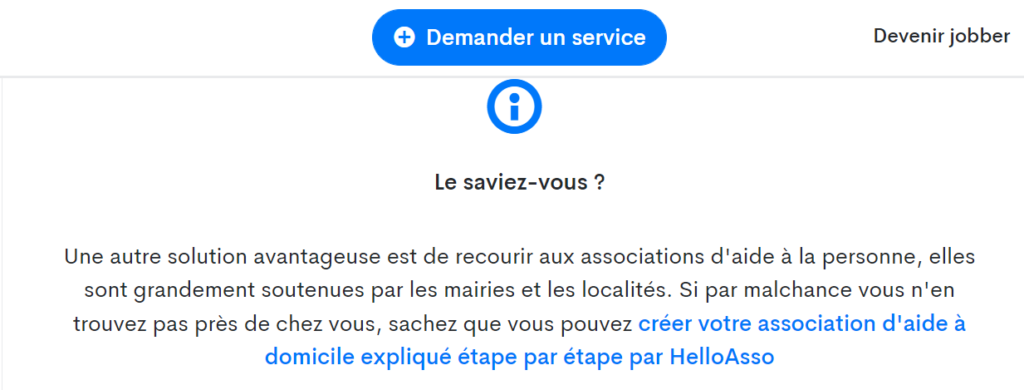 Cite faisant un lien vers HelloAsso